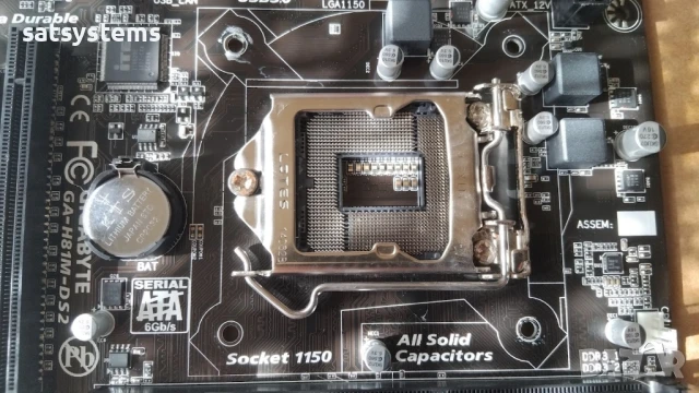 Дънна платка Gigabyte GA-H81M-DS2 Socket LGA1150, снимка 8 - Дънни платки - 50912299