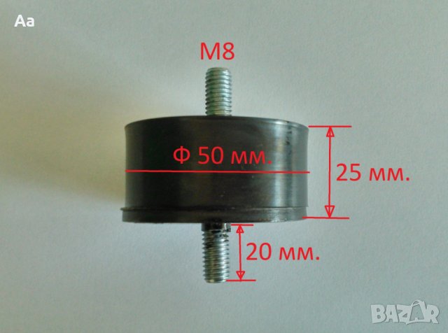 Универсални антивибрационни тампони за климатици, снимка 4 - Климатици - 39038028