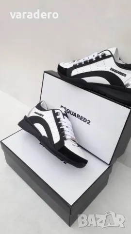 Мъжки маратонки естествена кожа Dsquared , снимка 9 - Маратонки - 48706669