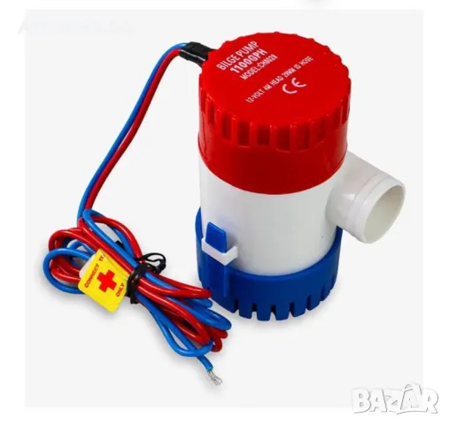Отводнителна потопяема помпа, 12V, 1100GPH 3500GPH
