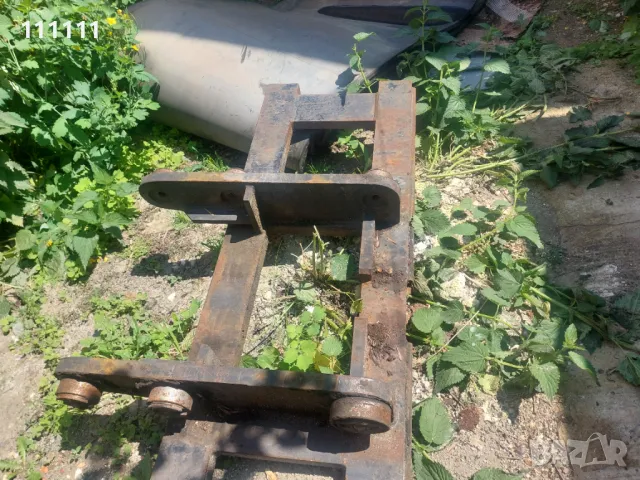 Плоча,  количка от мотокар 51см. Захват дължина 160см. Дебелина 45мм., снимка 3 - Индустриална техника - 50227601