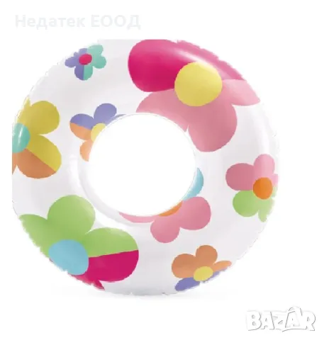 Детски пояс за плуване, Цветя,  Ø81см.