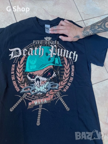 Дамска тениска вталена FFDP Five Finger Death Punch
