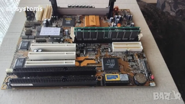 Дънна платка PCChips M747 BX Pro V5.0 Slot 1, снимка 4 - Дънни платки - 49395835