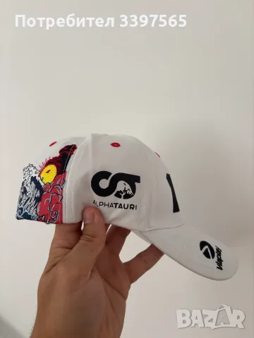 Шапка с козирка Red Bull Racing Max Verstappen #1 F1 Formula 1 бяла чисто нова, снимка 4 - Шапки - 55940914