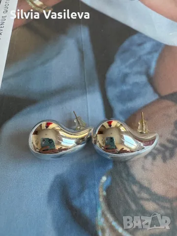 Обици Bottega Venetta, снимка 2 - Обеци - 50343349