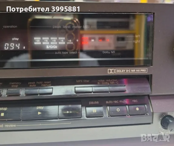 Стерео касетен дек Technics, mod. RS-BX404 PXS cap. 
, снимка 6 - Декове - 47670381