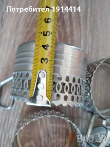 Метални поставки за стъклени чаши, снимка 7 - Чаши - 49756114