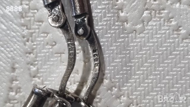 Сребърни обеци 925 класически халки , снимка 3 - Обеци - 44264251