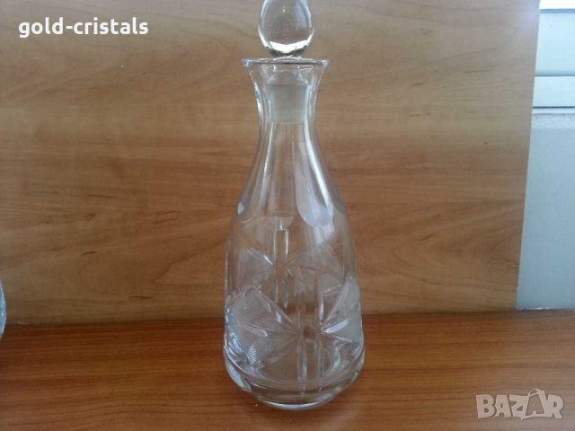 Кристални чаши и гарафа , снимка 6 - Антикварни и старинни предмети - 31133545