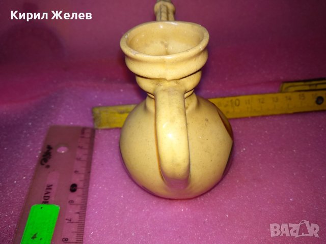 КЕРАМИЧНО БЪРДУЧЕ СЪДЧЕ РЪЧНА МАЙСТОРСКА ИЗРАБОТКА ТРАДИЦИОНЕН ЕТНО СУВЕНИР ГЛЕДЖОСАНА ГЛИНА 42934, снимка 5 - Декорация за дома - 44297529