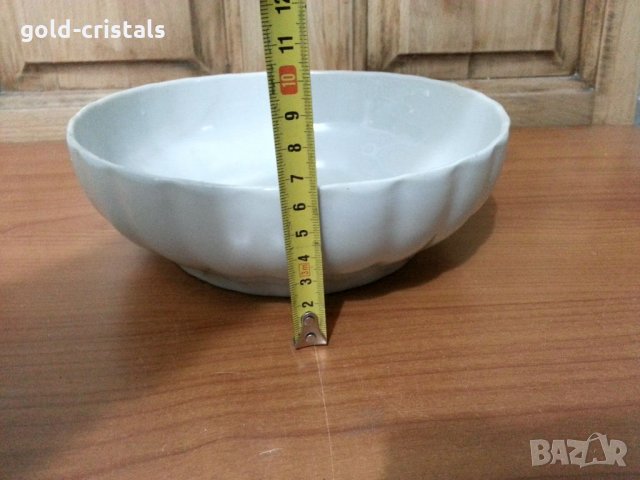 Стар български порцелан купа за салата, снимка 2 - Антикварни и старинни предмети - 34418738