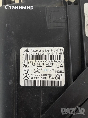 Фар за Мерцедес Ц класа W205 / Mercedes C class, снимка 6 - Части - 52019840