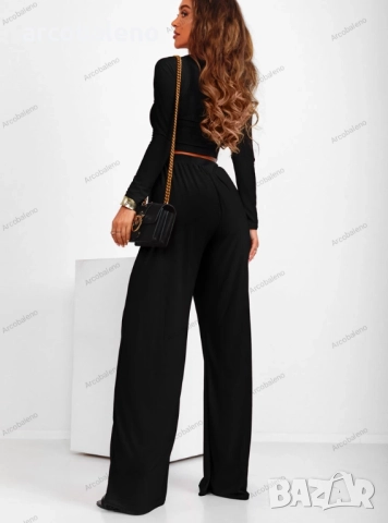 Дамски комплект от две части блуза и панталон Belesse, 4цвята , снимка 5 - Комплекти - 51554897