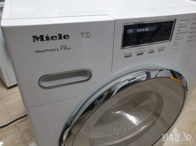 9кг Пара Miele Сушилня с термопомпа Миеле 12м Гаранция, снимка 2 - Сушилни - 53253314