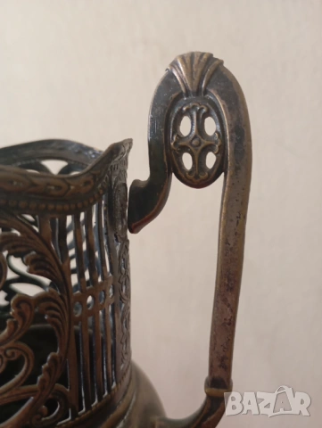 Стара ваза арт деко WMF, снимка 3 - Антикварни и старинни предмети - 53882869