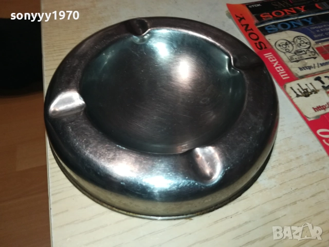 МЕТАЛЕН ПЕПЕЛНИК ОТ СОЦА 3108251906, снимка 6 - Антикварни и старинни предмети - 51554441