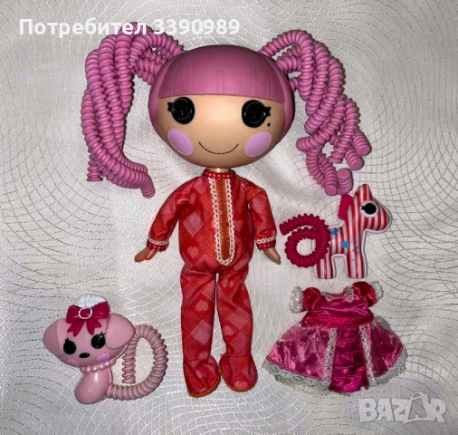 Голяма кукла Лалалупси за прически С резервна дрешка и аксесоари Lalaloopsy 38лв., снимка 5 - Кукли - 52187199