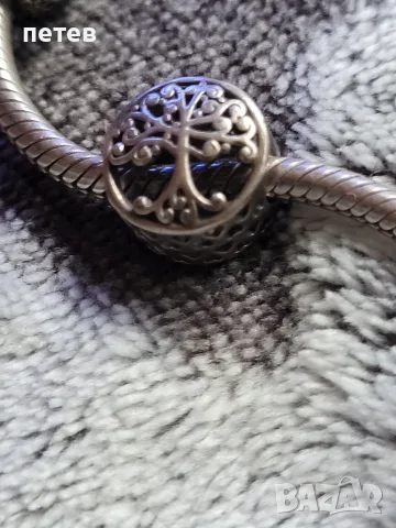 сребърна гривна Pandora .Pandora., снимка 7 - Антикварни и старинни предмети - 55942234