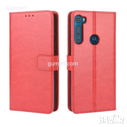  Motorola Moto One Fusion Plus Калъф тип тефтер , снимка 7 - Калъфи, кейсове - 30459808