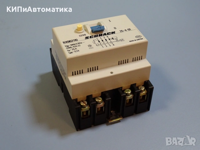 дефектнотокова защита SCHRACK 25-4-01 BX002110 current circuit breaker 25A 0.1A, снимка 2 - Резервни части за машини - 54344489