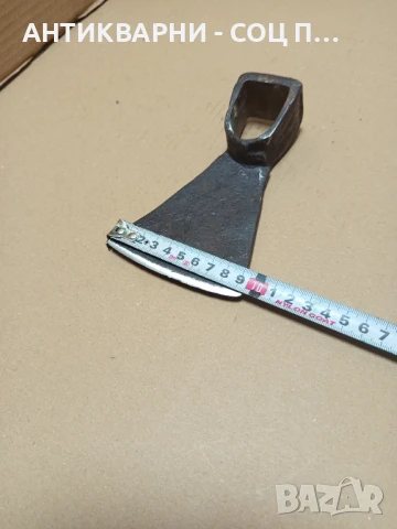 Соц Стара Ръчно Кована Мотичка Номер 3. Тегло 0.500кг., снимка 7 - Антикварни и старинни предмети - 50704420