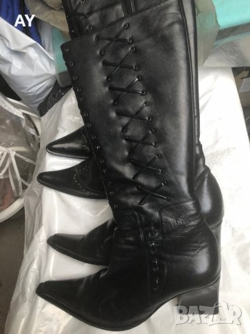 Дамски ботуши естествена кожа