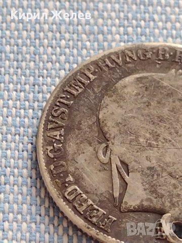 Сребърна монета 20 кройцера 1844г. Фердинанд първи Унгария 28667, снимка 3 - Нумизматика и бонистика - 42887049