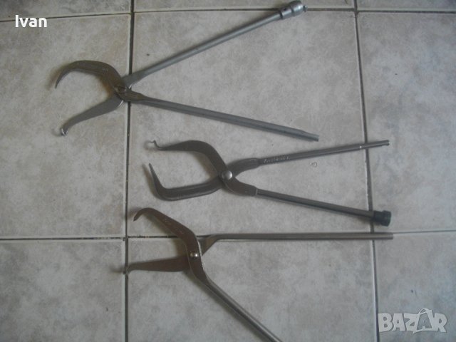 За Сервиз:Клещи Огъване Тръби Спирачки/Клещи Монтаж Накладки/Инструмент Монтаж Клапанна Пружина, снимка 11 - Клещи - 37343879