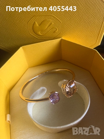 Позлатена гривна SWAROVSKI