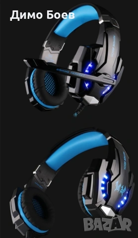 Интересни геймърски слушалки в два цвята KOTION EACH G9000 - EP8