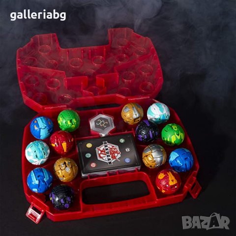 Бакуган куфарче за съхранение + фигура и карти (Bakugan case)
