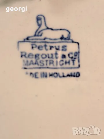 холандска декоративна порцеланова чиния   22/2, снимка 6 - Декорация за дома - 49183177