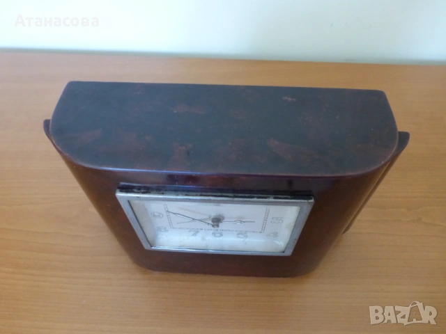 Немски каминен часовник касичка, снимка 9 - Антикварни и старинни предмети - 53222754