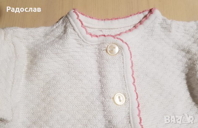 Бял комплект фанела и панталон плетени 1 - 2 год, снимка 5 - Комплекти за бебе - 36498166
