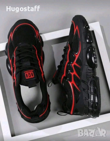 Нови леки професионални маратонки с дебела подметка дишащи спортни 45/46, снимка 4 - Маратонки - 53029720