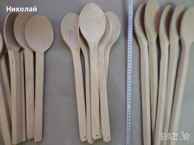 Големи дървени лъжици за готвене и чук за месо., снимка 2 - Прибори за хранене, готвене и сервиране - 36627112