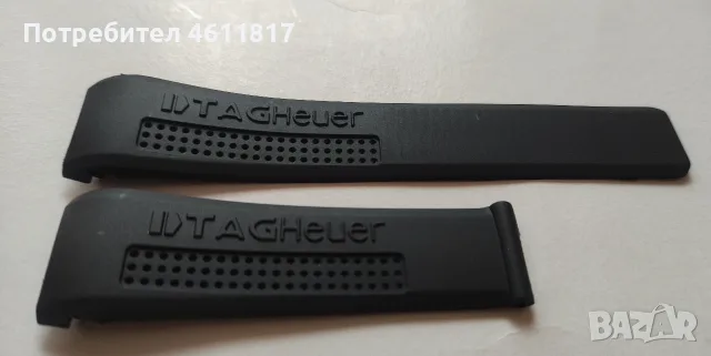 Силиконова каишка Tag Heuer - 24мм, снимка 4 - Каишки за часовници - 56532078