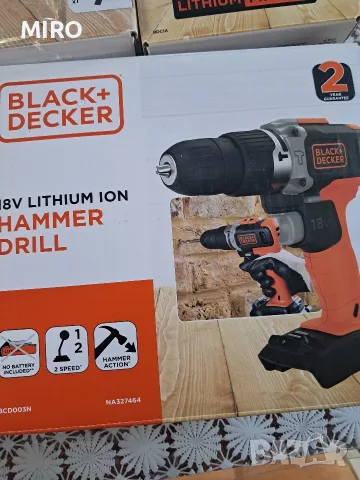 Black+Decker 18v акумулаторен комплект, снимка 4 - Винтоверти - 56168963