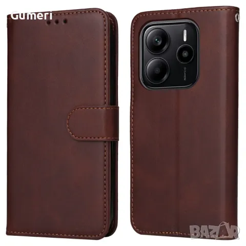 Xiaomi Redmi Note 14 4G Тефтер "Wallet", снимка 5 - Калъфи, кейсове - 49750321