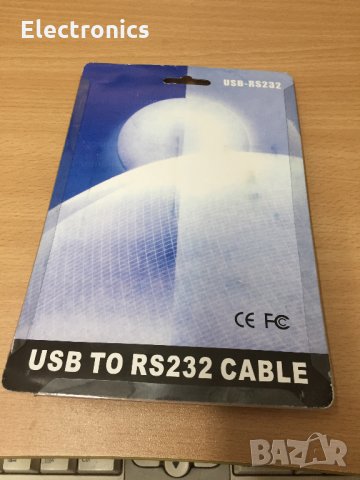Кабел преходник USB към RS232, снимка 2 - Друга електроника - 35185694