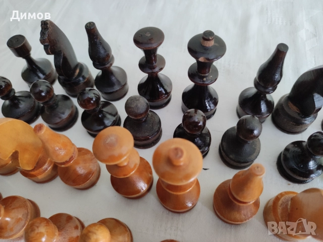 Дървени фигури за шах 2, снимка 4 - Шах и табла - 52536559