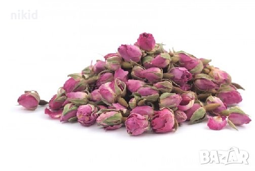 25 гр сушени цветове цвят розови пъпки пъпка от рози натурални, снимка 3 - Други - 36836152