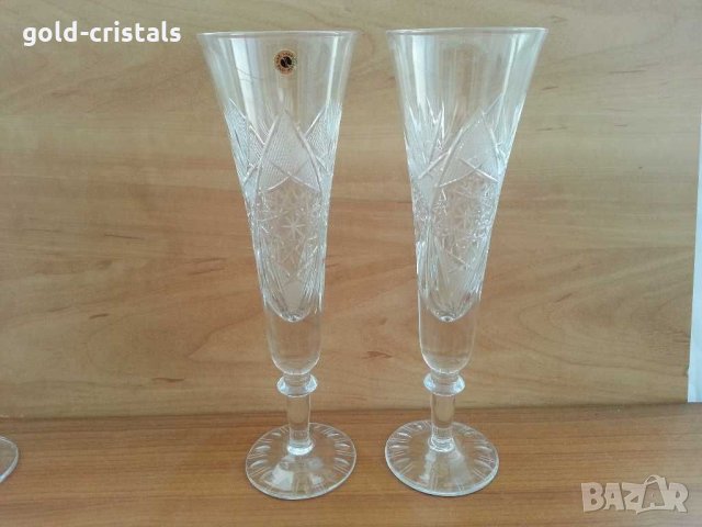 Сватбени кристални чаши