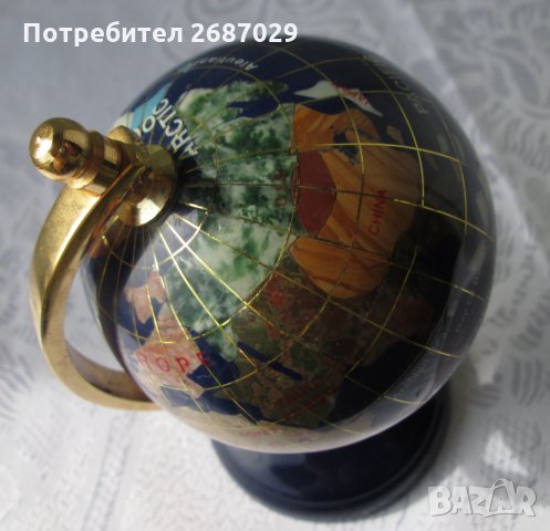 Красив настолен глобус, снимка 2 - Статуетки - 29476679