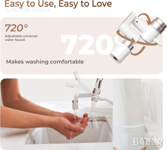 Waterdrop Skincare Face Washer BFC2 уред за нежно почистване на лице с микро-нано мехурчета, снимка 4 - Козметика за лице - 54176351