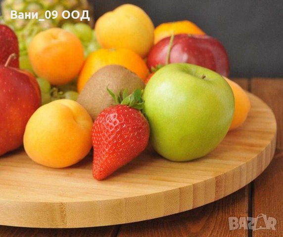 Въртящо се дървено плато за разядки и мезета, снимка 8 - Други - 31213318