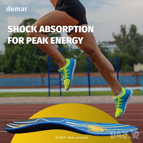 Спортни стелки – Висококачествена ортопедична опора за свода (UK 7/EU 40), снимка 7 - Други - 52302824