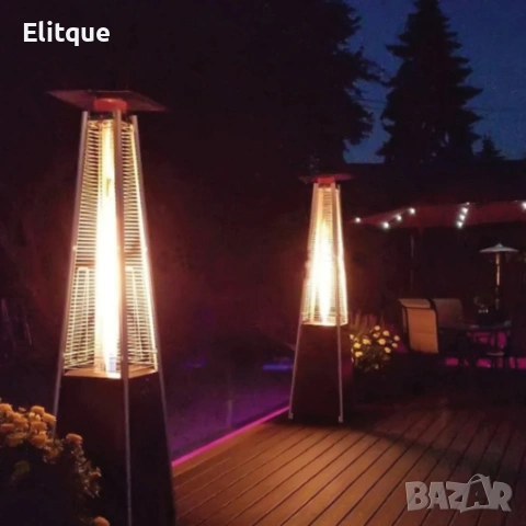 Газов отоплител-чадър 13 kW, 227 см – външен газов отоплител с калъф и защити + маймунка , снимка 3 - Друга електроника - 53087960