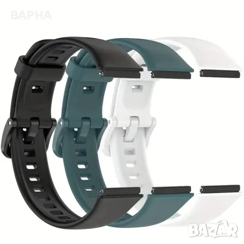 Силиконова Каишка За Huawei Band 7, снимка 2 - Смарт гривни - 49218296
